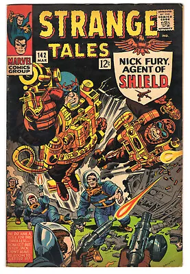 Buy Strange Tales #142 Very Good-Fine 5.0 Nick Fury SHIELD Doctor Strange 1966 • 14.38£