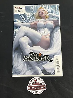 Buy Sins Of Sinister 1 Emma Frost White Queen Stanley Artgerm Lau Variant Cover 2023 • 7.96£