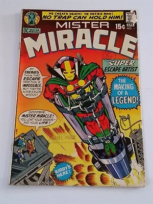 Buy Mister Miracle #1 Vg (4.0) April 1971 Jack Kirby Dc Bronze Age Comics ** • 49.99£