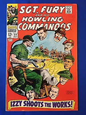 Buy Sgt. Fury And His Howling Commandos #54 FN/VFN (7.0) MARVEL ( Vol 1 1968) (C) • 16£