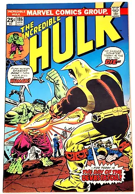 Buy The Incredible Hulk #186 (1975)  / Vf+ / Devastator Marvel Comics Bronze Age • 15.73£