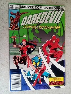 Buy Daredevil Comic Book 174 Sept. 1981 Good Condition Bagged And Boarded Electra • 15.98£