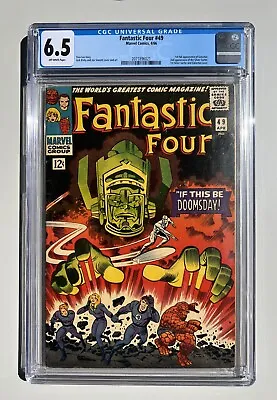 Buy Fantastic Four #49, CGC 6.5, Key 1st Full Appearance Of Galactus • 2,480£