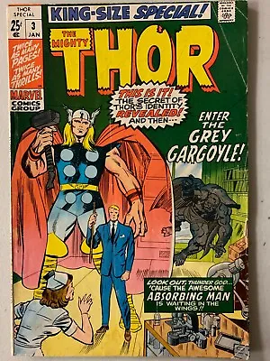 Buy Thor #3 Annual Marvel 1st Series Journey Into Mystery (4.0 VG) (1971) • 5.93£