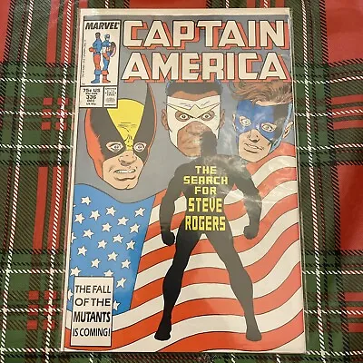 Buy Captain America 336 - 1st Brother Nature - Steve Rogers Across America  • 3.16£