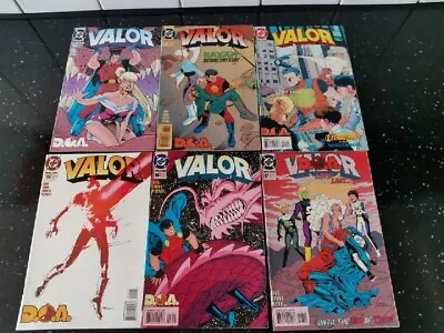 Buy Valor #12 - 17,DC Comics 1993-94,1st 6 D.O.A Story! Very Fine Condition • 5£