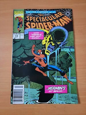 Buy Spectacular Spider-Man #178 Newsstand Variant ~ VF - NEAR MINT NM ~ 1991 Marvel • 7.90£