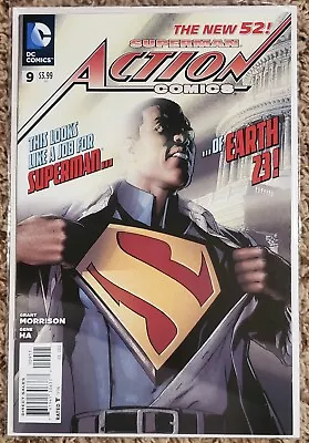 Buy Superman Action Comics #9 (New 52 DC Comics) 1st Print  1st App Calvin Ellis NM • 19.92£
