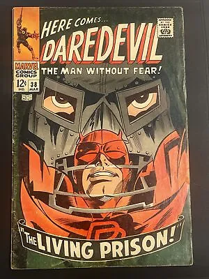 Buy Vintage Comic Book Marvel Daredevil #38 (1968) VG Low Grade *PNCARDS* • 52.04£