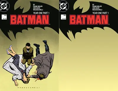 Buy Batman Year One #404 Facsimile Edition Reg & Blank Set (nm) 2023 Dc Frank Miller • 6.72£
