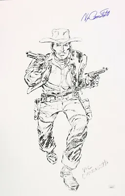 Buy 1950s Vic Carrabotta  Kid Colt Outlaw  Signed 11x17 Print (JSA) • 70.99£