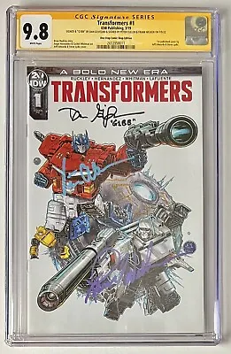 Buy Transformers #1 • Cgc Ss 9.8 • Signed X3 • Welker Cullen Gilvezan • Idw • 592.95£