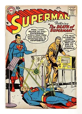 Buy Superman #118 GD/VG 3.0 1958 • 44.76£