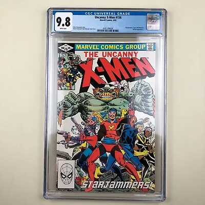 Buy Uncanny X-Men #156 (1982) CGC 9.8, Origin Of Corsair, 1st Acanti • 98.97£