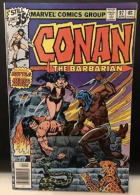 Buy CONAN THE BARBARIAN #97 Comic Marvel Comics Bronze Age • 6.85£
