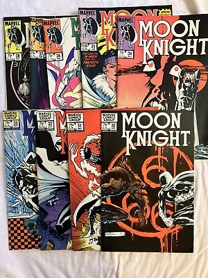 Buy (9) Moon Knight Issues 30-38 Marvel Final 7 Stories 1983-1984 • 39.53£