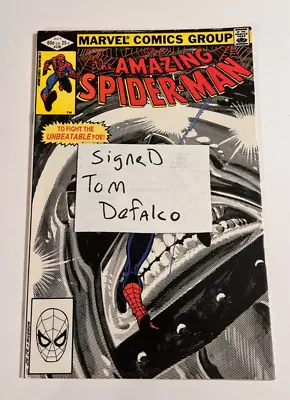 Buy Amazing Spider-Man #230 Signed Tom Defalco Marvel Comic Book • 51.39£