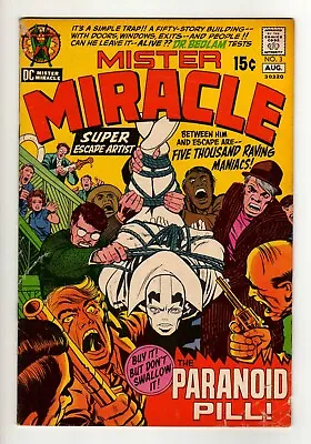 Buy MISTER MIRACLE #3 Comic Book 1971. DC THE PARANOID PILL, DR. BEDLAR TESTS 15c • 19.82£