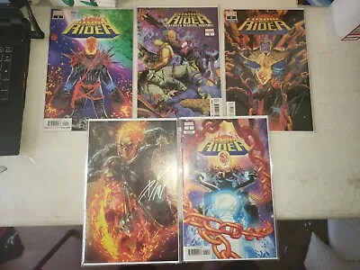 Buy Cosmic Ghost Rider Mixed Lot Don't Cates Signed + Variants 5 Comic Lot  • 120.53£