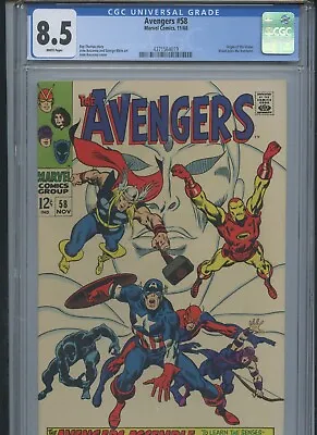 Buy Avengers #58 1968 CGC 8.5 • 106.48£