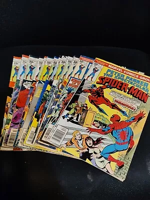 Buy 1976 Peter Parker, The Spectacular Spider-Man Comic Lot #1-13 Set Marvel Comics • 158.53£