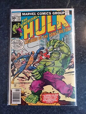 Buy Incredible Hulk 212 Vfn Key Bronze Age 1st Constrictor • 0.99£