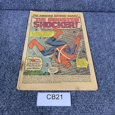 Buy Amazing Spider-Man 46 Unrestored Silver Age Superhero Marvel Comic 1967 No Cover • 79.05£