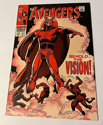 Buy Avengers 57 1st Appearance Of The Vision.1968 Key Original Owner • 247.85£