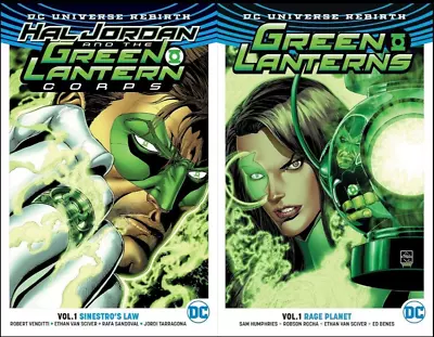 Buy TPB Lot Hal Jordan & The Green Lantern Corps & Green Lanterns Vol 1 (DC Rebirth) • 7.90£