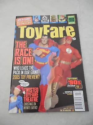 Buy TOYFARE Magazine #89, JANUARY 2005, COVER 2 OF 2, SUPERMAN VS. THE FLASH, NM! • 7.88£