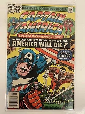 Buy Captain America # 200 - Anniversary Issue VF+ Clean Press Grade Potential Kirby • 23.71£