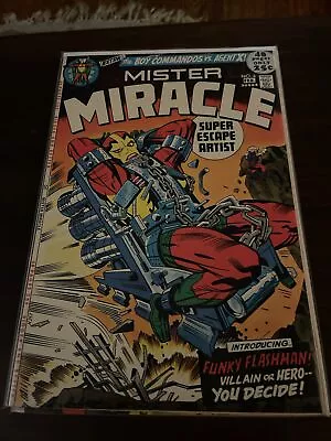 Buy Mister Miracle 6  1st Female Furies & Funky Flashman! Giant Kirby F-Vf- 1972 DC • 23.99£