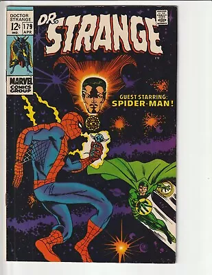 Buy Doctor Strange #179 Nice F/VF Spider-Man App. Marvel Comics 1969 • 47.96£