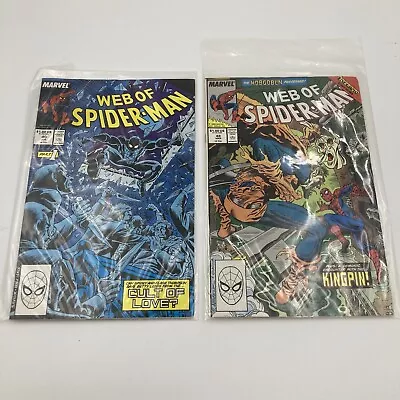 Buy Web Of Spider-Man #40, 48-1988-1st App Demo Goblin. • 5£