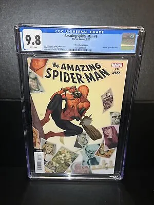 Buy Amazing Spider-man #6 Tedesco Variant 2022 Marvel (legacy #900) Cgc 9.8! 1:10 • 63.99£