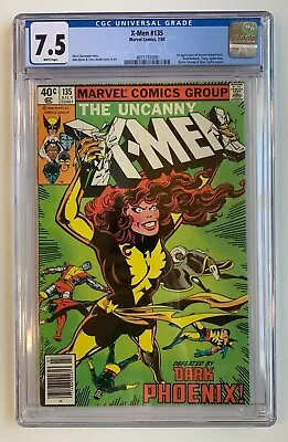 Buy X-MEN #135, CGC 7.5, White Pages, 1st Appearance Of Sen. Robert Kelly • 86.29£