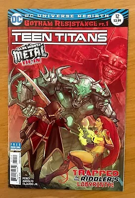 Buy TEEN TITANS #12 2nd Print DC Comics NM/NM- 1st Full App Batman Who Laughs • 33.07£
