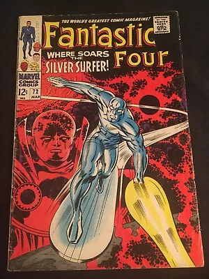 Buy THE FANTASTIC FOUR #72 Silver Surfer, VG Condition • 55.60£