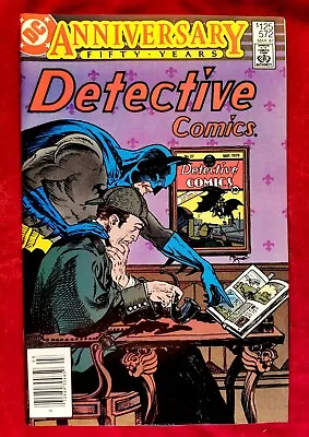 Buy 1987 Detective Comics Batman 572 DC Sherlock Holmes Newsstand NM+ Jla 80s UNREAD • 19.85£