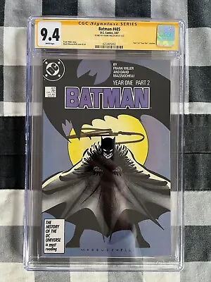 Buy Batman #405 CGC 9.4 SS Signed Frank Miller 1987 Key Storyline DC Comics • 200.78£
