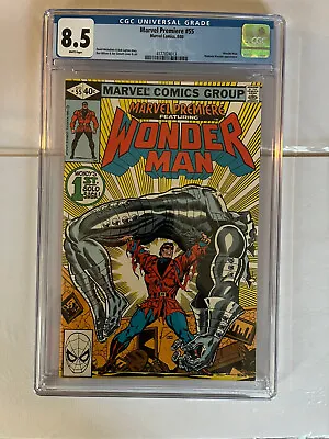 Buy Marvel Premiere 55 CGC 8.5 1st Wonder Man Solo Story • 96.30£