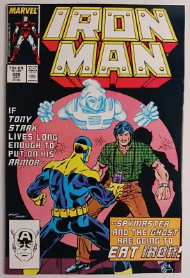 Buy Iron Man #220 ~ Marvel Comics 1987 ~ DIRECT EDITION ~ WHITE PAGES ~ NM • 4.79£