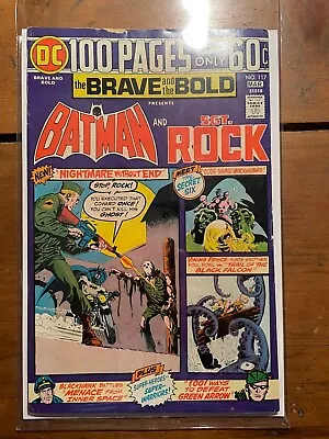 Buy Brave And The Bold #117 Batman/Sgt. Rock Mar. 1975 - DC Comics • 14.34£