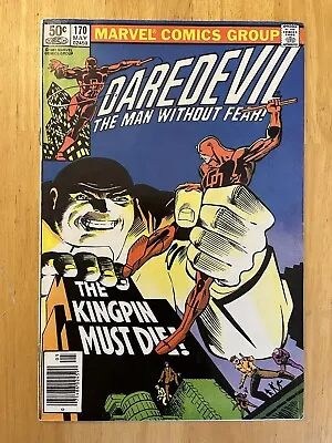 Buy Daredevil 170 **VF-** Miller 1st Kingpin In DD Revealed As Wilson Fisk Bullseye • 39.94£