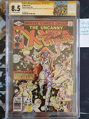 Buy X-Men #130 - Signed X3 - 1st Appearance Of Dazzler - CGC 8.5  • 250£