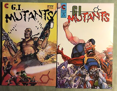 Buy G.I.Mutants. #3. #4.  1988.  Eternity Comics. • 12£