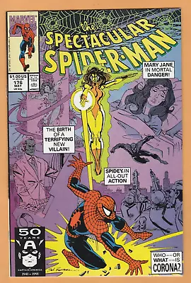 Buy Spectacular Spider-Man #176 - 1st App. Corona - NM • 6.36£