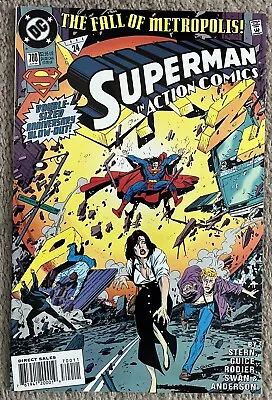 Buy Action Comics #700 (1994 DC Comics) Anniversary Issue, Fall Of Metropolis, VF+ • 1£