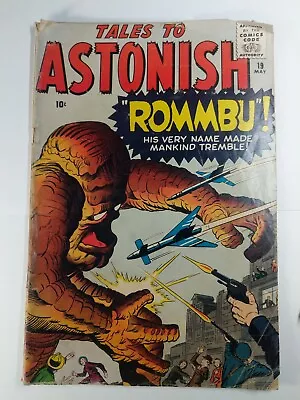 Buy Tales To Astonish #19 VG- 1st Rommbu Marvel Comics C153A • 103.92£