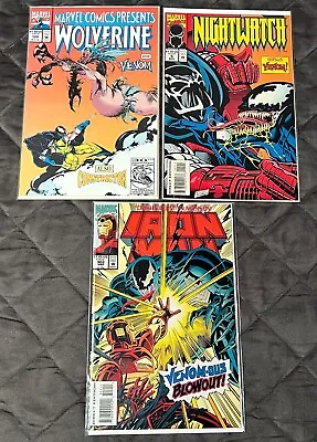 Buy Lot Of 3 Marvel Comics Wolverine 120 Iron Man 302 Nightwatch 5 Venom Ghost Rider • 14.38£